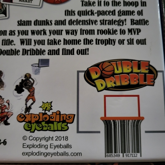 Double Dribble Basketball Card Game Strategy Family Party New Open Box ages 8+ - Picture 6 of 16
